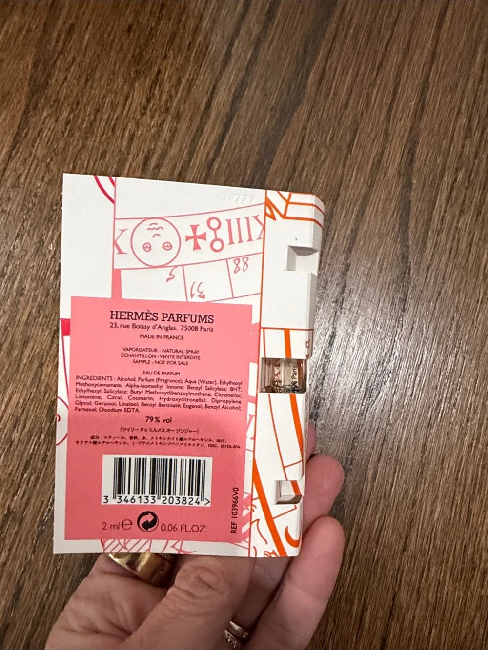 Twilly d’ Hermes Eau Ginger samples- 5